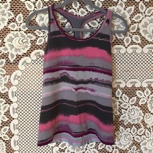 Nike Razorback Tank Striped Tie Dye